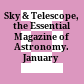 Sky & Telescope, the Essential Magazine of Astronomy. January 1999