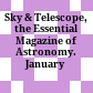 Sky & Telescope, the Essential Magazine of Astronomy. January 2000