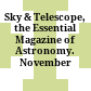 Sky & Telescope, the Essential Magazine of Astronomy. November 2000