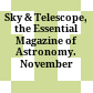 Sky & Telescope, the Essential Magazine of Astronomy. November 2002
