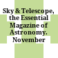 Sky & Telescope, the Essential Magazine of Astronomy. November 2008
