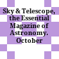 Sky & Telescope, the Essential Magazine of Astronomy. October 2001