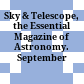 Sky & Telescope, the Essential Magazine of Astronomy. September 2001