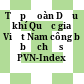 Tập đoàn Dầu khí Quốc gia Việt Nam công bố bộ chỉ số PVN-Index /