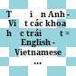 Từ điển Anh - Việt các khoa học trái đất = English - Vietnamese dictionary of sciences of the earth : Khoảng 34000 thuật ngữ.
