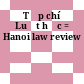 Tạp chí Luật học = Hanoi law review