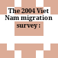 The 2004 Viet Nam migration survey :