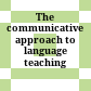 The communicative approach to language teaching /