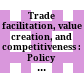 Trade facilitation, value creation, and competitiveness : Policy implication for Vietnam's economic growth.