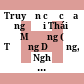 Truyện cổ của người Thái Mương (ở Tương Dương, Nghệ An): Song ngữ Thái - Việt.