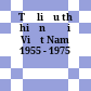 Tư liệu thơ hiện đại Việt Nam 1955 - 1975