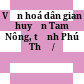 Văn hoá dân gian huyện Tam Nông, tỉnh Phú Thọ /