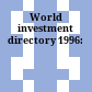 World investment directory 1996: