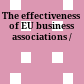 The effectiveness of EU business associations /