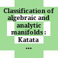 Classification of algebraic and analytic manifolds : Katata symposium proceedings 1982 /