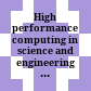 High performance computing in science and engineering 2000 : transactions of the High Performance Computing Center Stuttgart (HLRS) 2000 /
