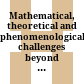 Mathematical, theoretical and phenomenological challenges beyond the standard model : perspectives of the Balkan collaborations /