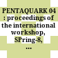 PENTAQUARK 04 : proceedings of the international workshop, SPring-8, Japan, 20-23 July 2004 /