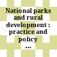 National parks and rural development : practice and policy in the  United States /