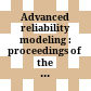 Advanced reliability modeling : proceedings of the 2004 Asian International Workshop (AIWARM 2004) : Hiroshima, Japan, 26-27 August 2004 /