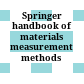 Springer handbook of materials measurement methods /