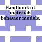 Handbook of materials behavior models.