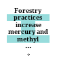 Forestry practices increase mercury and methyl mercury output from boreal forest catchments /