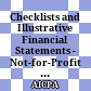 Checklists and Illustrative Financial Statements - Not-for-Profit Entities, 2019