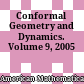 Conformal Geometry and Dynamics. Volume 9, 2005