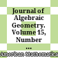Journal of Algebraic Geometry. Volume 15, Number 1, 2006