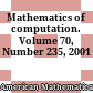 Mathematics of computation. Volume 70, Number 235, 2001