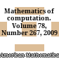 Mathematics of computation. Volume 78, Number 267, 2009