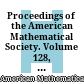 Proceedings of the American Mathematical Society. Volume 128, Number 1, 2000