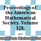 Proceedings of the American Mathematical Society. Volume 128, Number 3, 2000