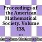 Proceedings of the American Mathematical Society. Volume 138, Number 10, 2010