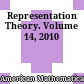 Representation Theory. Volume 14, 2010