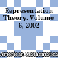 Representation Theory. Volume 6, 2002