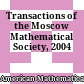 Transactions of the Moscow Mathematical Society, 2004