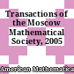 Transactions of the Moscow Mathematical Society, 2005