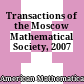 Transactions of the Moscow Mathematical Society, 2007