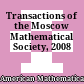 Transactions of the Moscow Mathematical Society, 2008