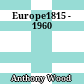 Europe1815 - 1960