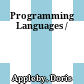 Programming Languages /