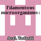 Filamentous microorganisms :