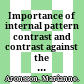 Importance of internal pattern contrast and contrast against the background in aposematic signals /