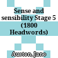 Sense and sensibility Stage 5 (1800 Headwords)