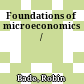 Foundations of microeconomics /