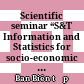 Scientific seminar “S&T Information and Statistics for socio-economic development in the period 2011-2015”