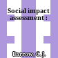 Social impact assessment :