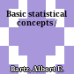Basic statistical concepts /